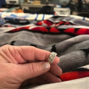 Native American made ring it is marked 9.25. It is handmade.